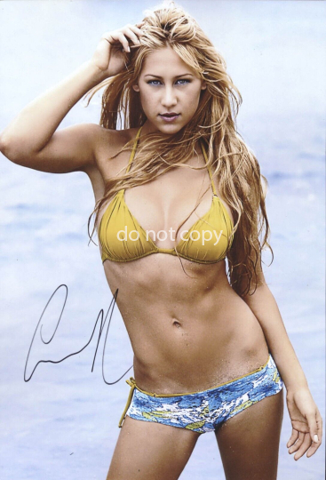 Anna Kournikova original signiertes Foto 20 x 30 cm HAMMERMOTIV MEGA RARE 315867443684