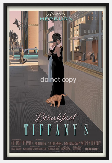 Audrey Hepburn – Breakfast at Tiffany´s Poster