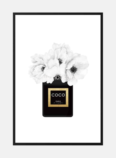 Coco Chanel Parfume Poster