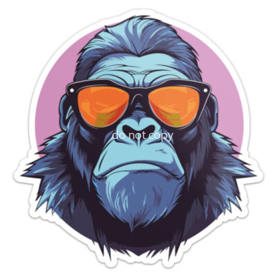 Cool Gorilla Bumper5853