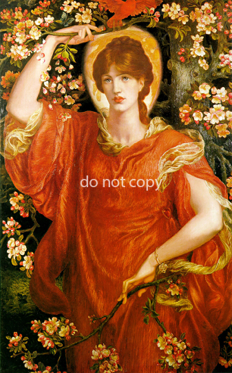 dante gabriel rossetti a vision of fiammetta fine art 