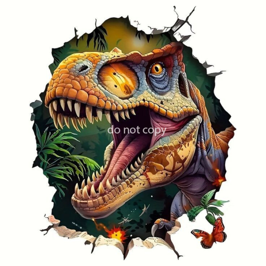 Dinosaurier T-Rex Dinosaur Jurassic Forest 