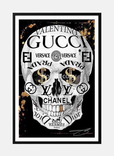 Fashion Skull Poster