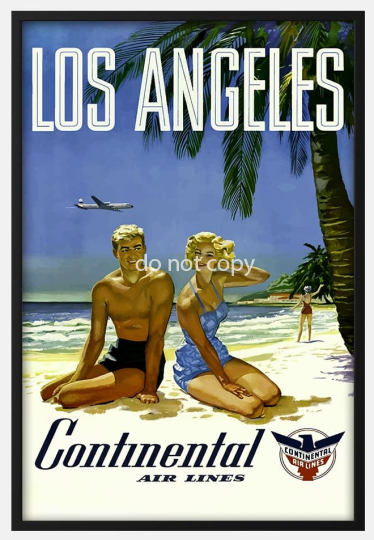 Los Angeles Vintage Poster