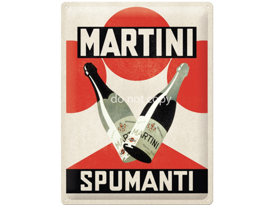 ReklameschildNostalgicArtMartiniSpumanti30x40cmNA23309