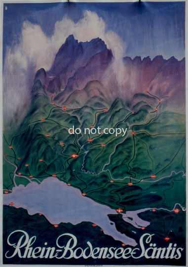 Rhein Bodensee Säntis