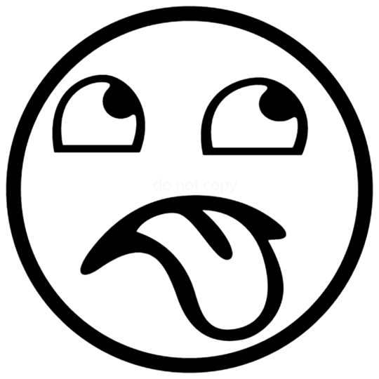 smiley tire la langue lll