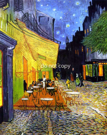 VINCENT VAN GOGH; Café Terrace At Night (1888)