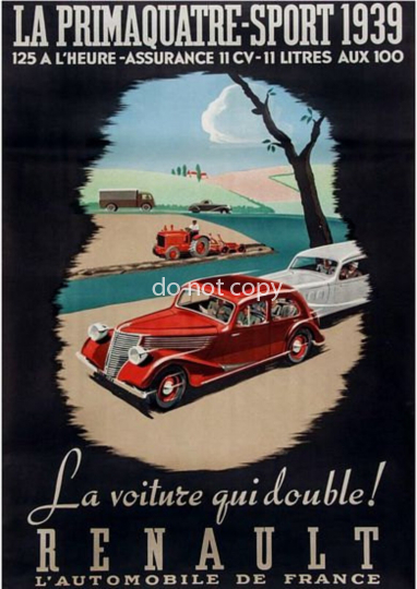 Vintage 1939 Reklameanzeige Poster
