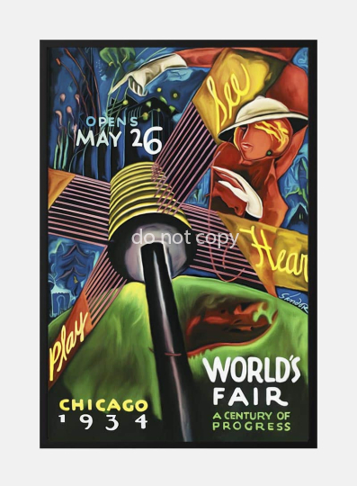 Worlds Fair Vintage Poster
